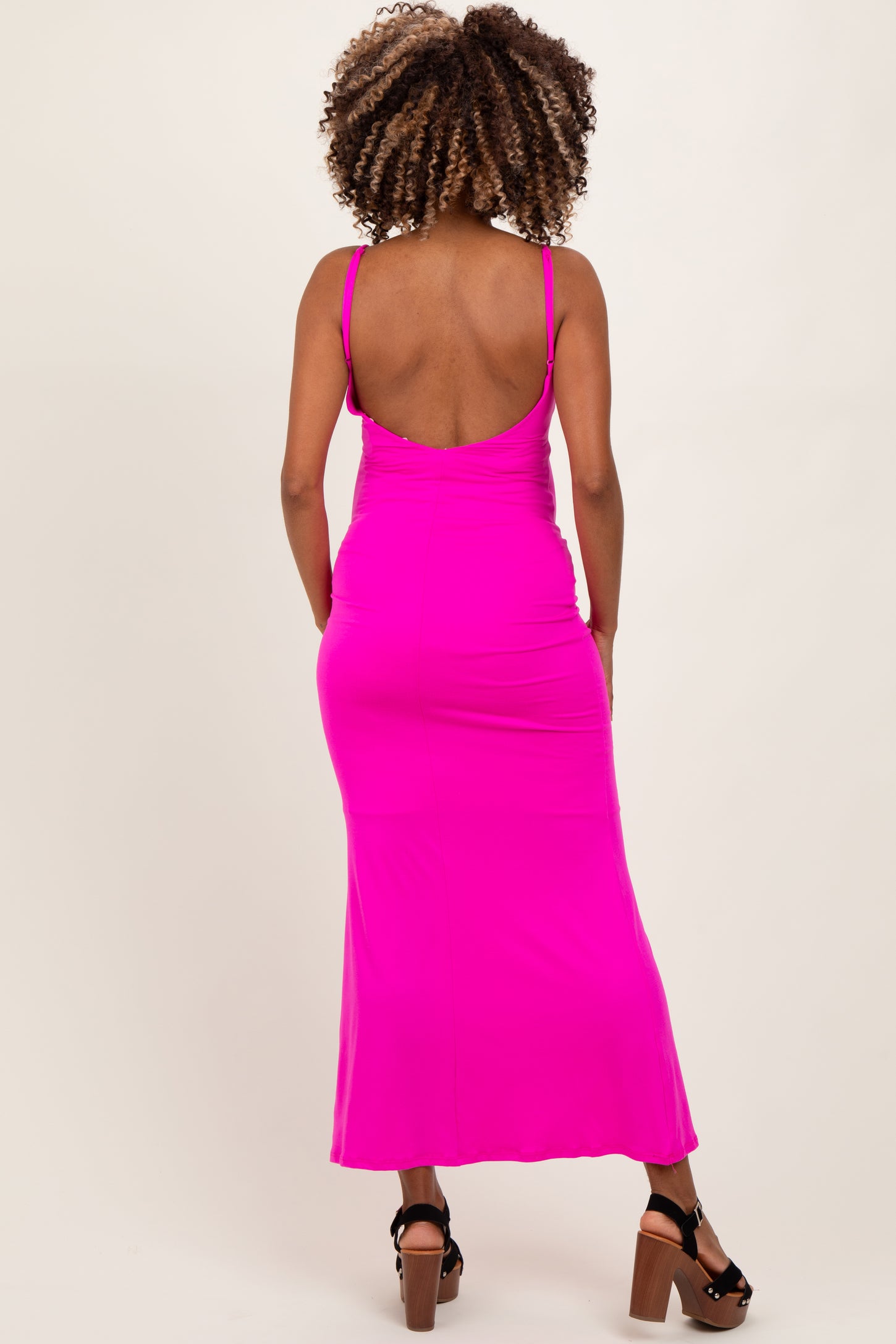 pink fishtail maxi dress Pink Coast Puff Sleeve Bardot Fishtail Maxi Dress