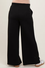 Black Drawstring Maternity Lounge Pants
