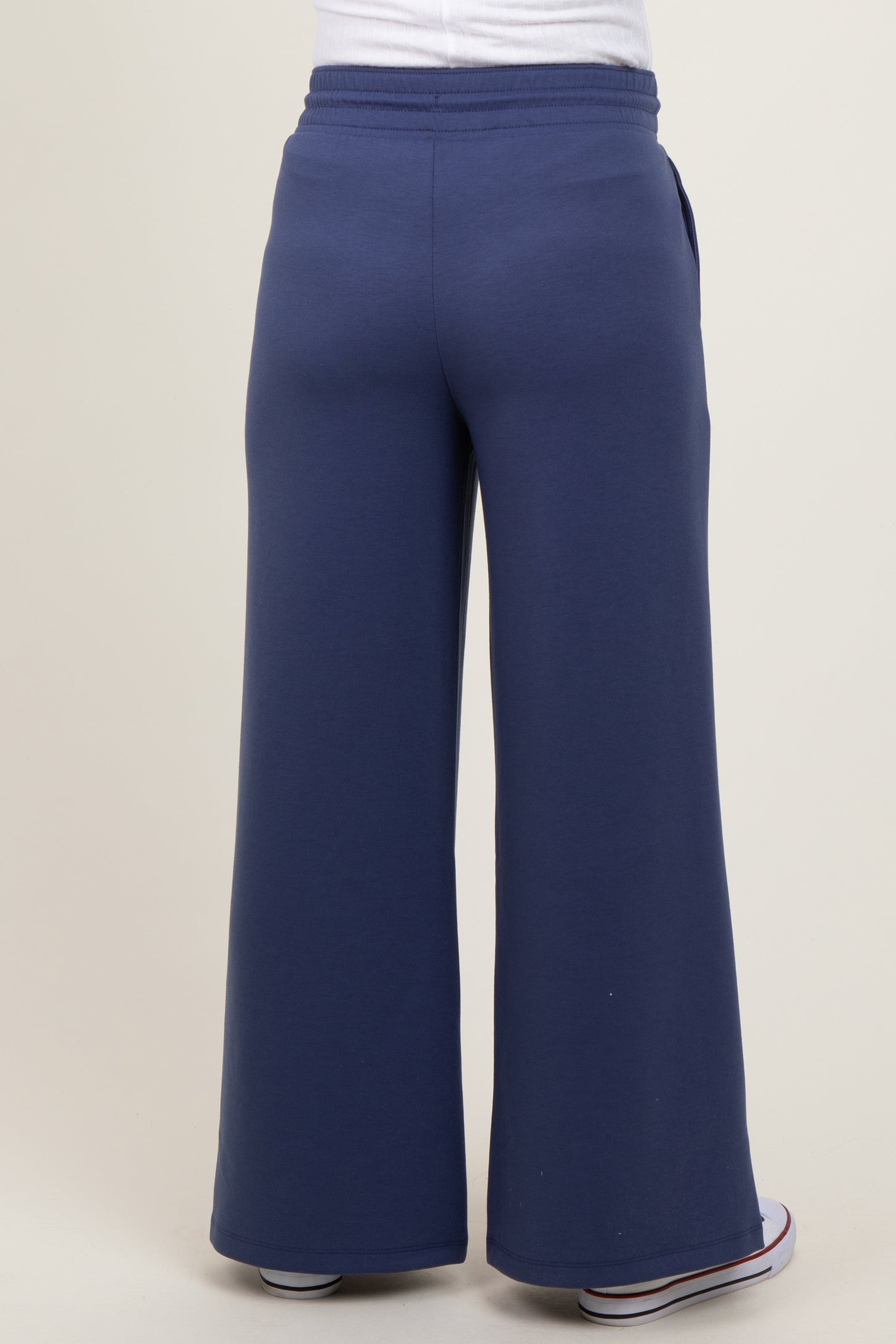 Navy Drawstring Maternity Lounge Pants