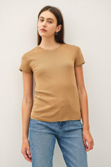 Camel Classic Crewneck Maternity T-Shirt