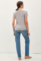 Grey Classic Crewneck T-Shirt