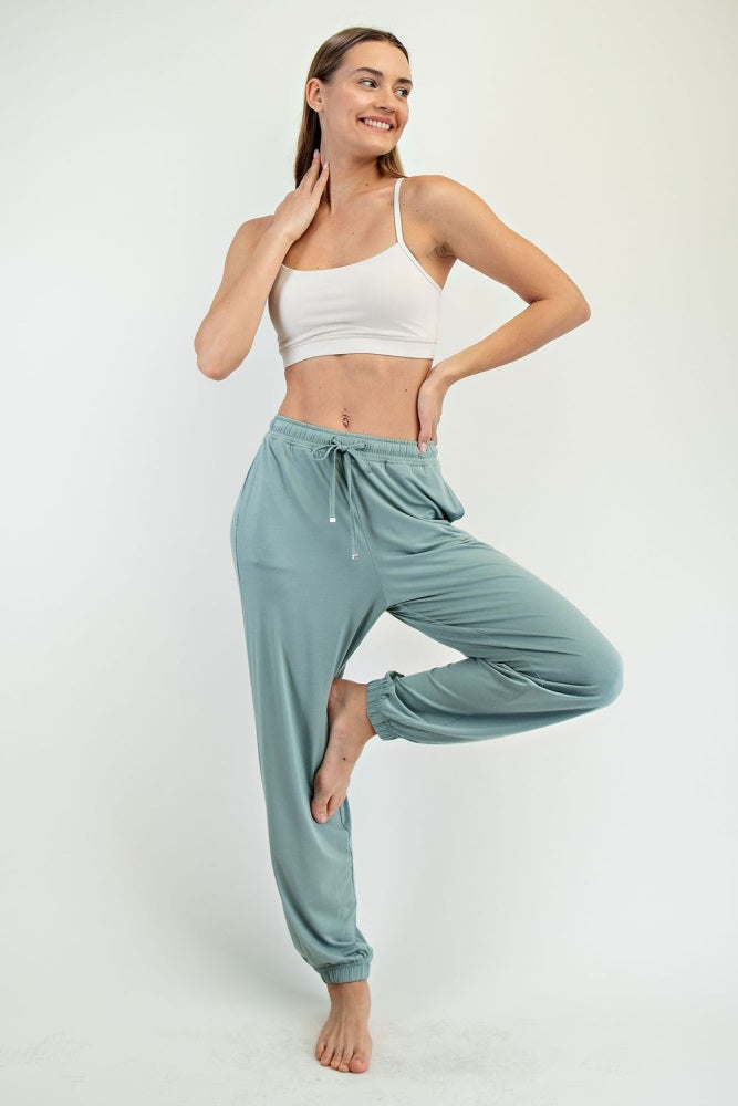 Jade Drawstring Jogger Pants