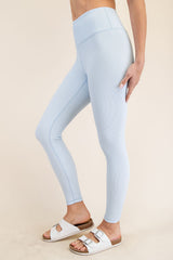 Black Ribbed Leggings