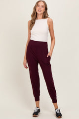 Burgundy Joggers