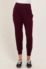 Burgundy Joggers