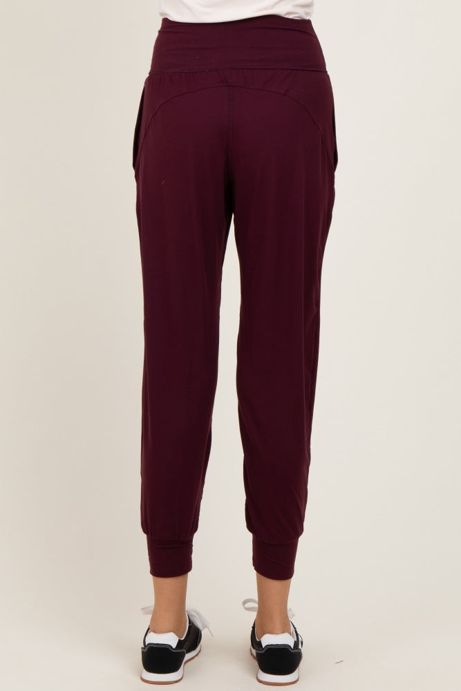 Burgundy Joggers