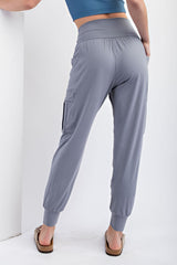 Grey Cargo Pocket Jogger Pants