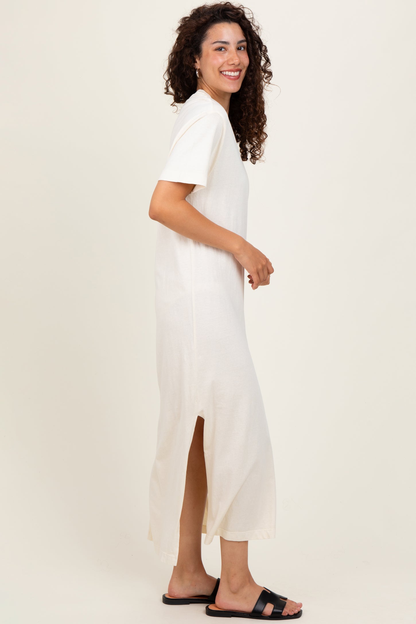 short sleeve maxi t shirt dress Buy Palm Graphic Ecru White Heavyweight Short Sleeve Crew Neck Maxi T-Shirt Dress from Next USA