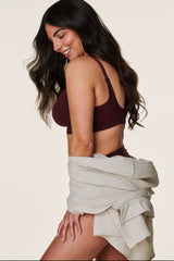 Burgundy Bravado Designs Balconnette Bra