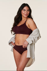 Burgundy Bravado Designs Balconnette Bra
