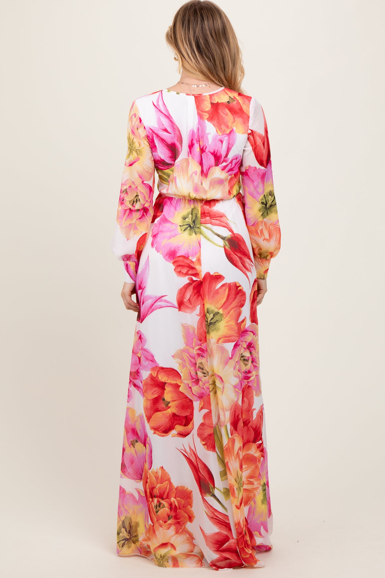 red floral maxi dress long sleeve BTFBM Women Fall Wedding Guest Maxi Dresses 2026 Floral V Neck Long Sleeve Boho Long Dress Vacation(Black Red Floral,Small) at Amazon Women's Clothing store