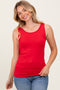 Red Basic Seamless Tank