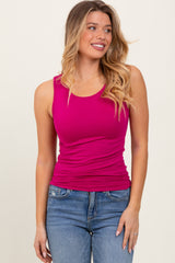 Magenta Basic Seamless Tank