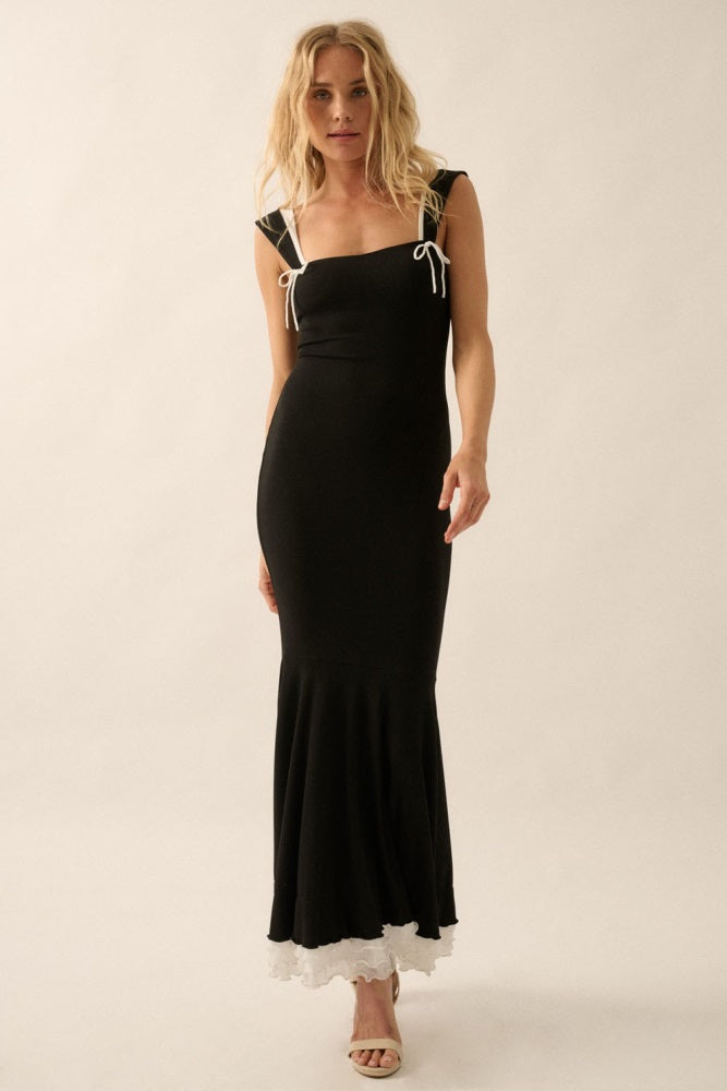 black mermaid maternity dress Black Mermaid Maternity Dress, Baby Shower Dress, Sheer Detail Evening Gown, Custom Made