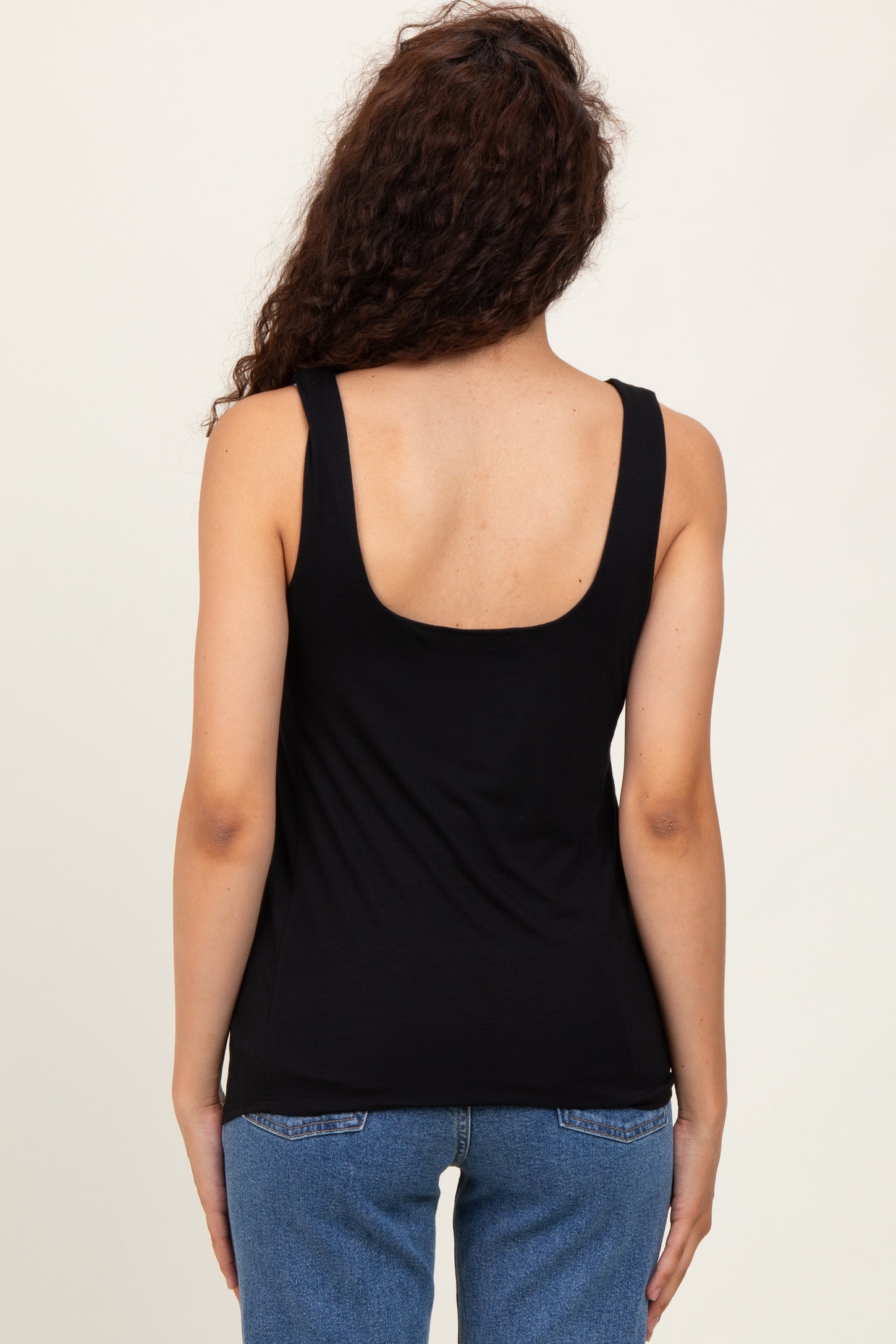 Black Sweetheart Sleeveless Top