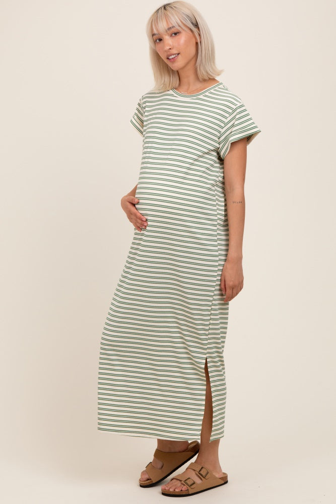 maternity long shirt dress OUGES Fall Maternity Maxi Dresses Long Sleeve Wrap V Neck Baby Shower Dress Maternity Clothes 2025(Apricot Floral,S) at Amazon Women's Clothing store