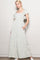 Ivory Floral Smocked Lace Trim Wide Leg Jumpsuit