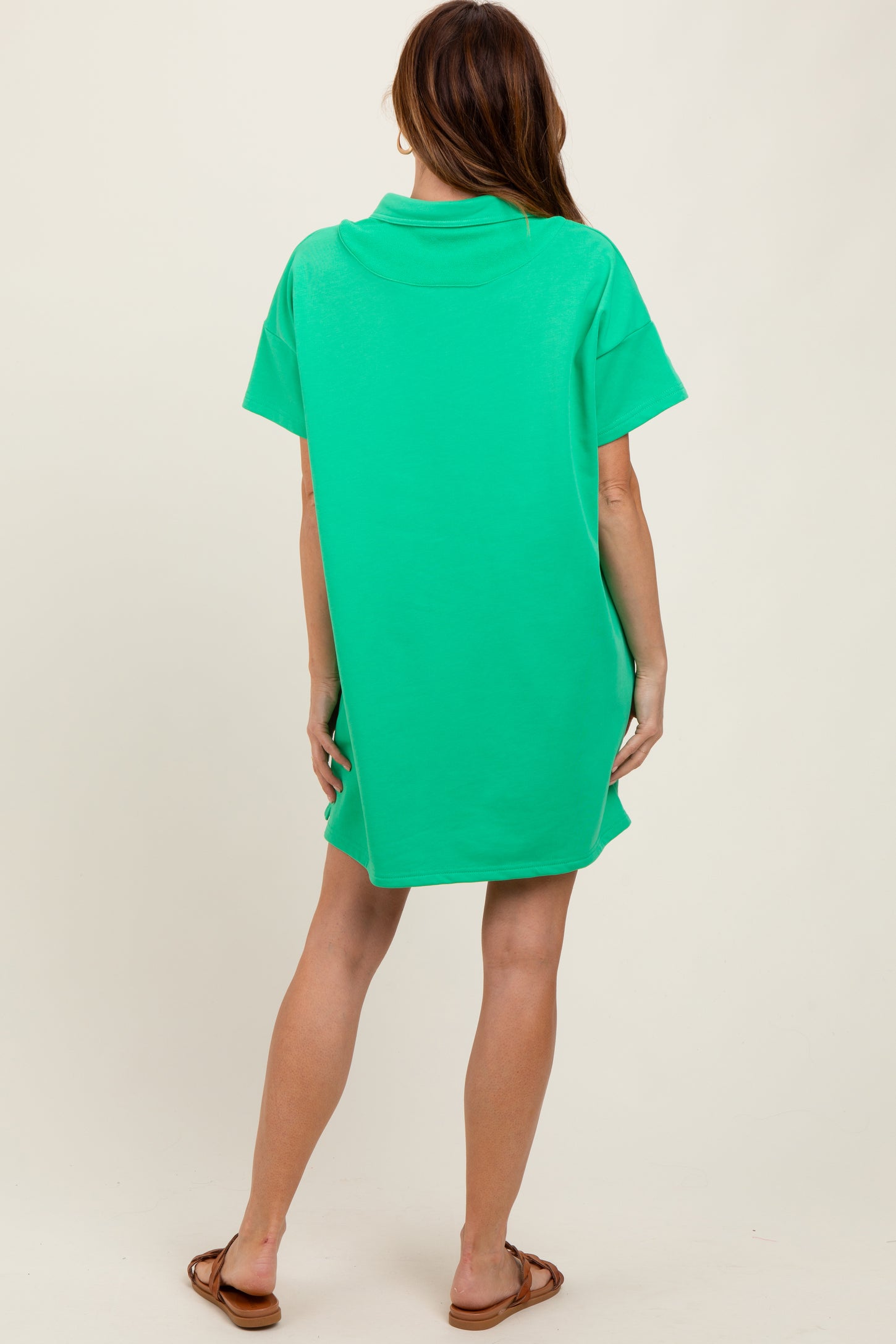Green Mini Polo Dress Green Mini Polo Dress