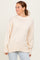 Cream Drop Shoulder Oversized Sweater