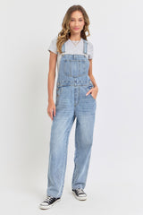 Light Blue Denim Front Pocket Overall