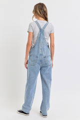 Light Blue Denim Front Pocket Overall