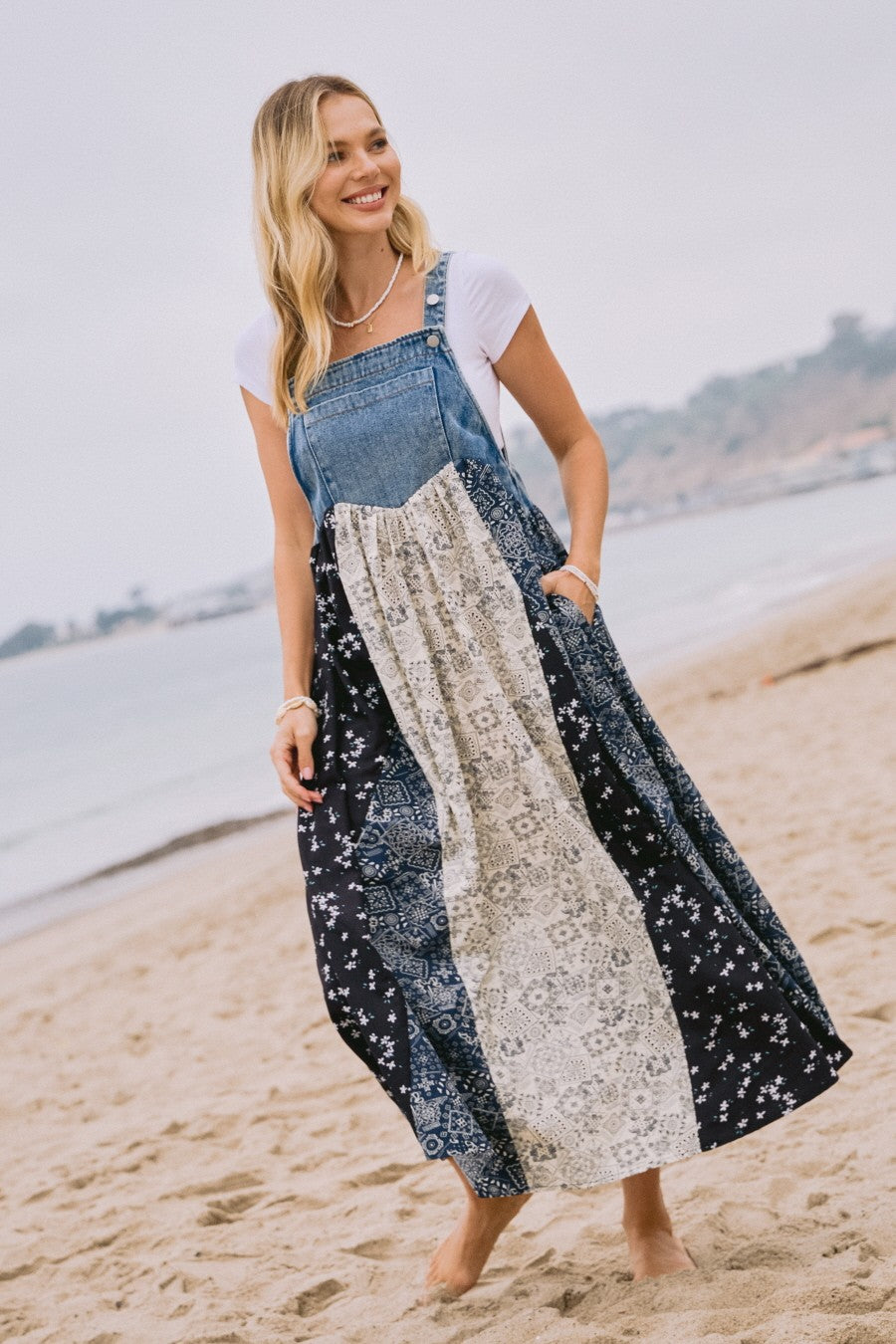 denim maternity dress The Kiley Mini and effortlessly fashionable throughout your pregnancy in this must Lyckli Maternity Dusky Blue Denim