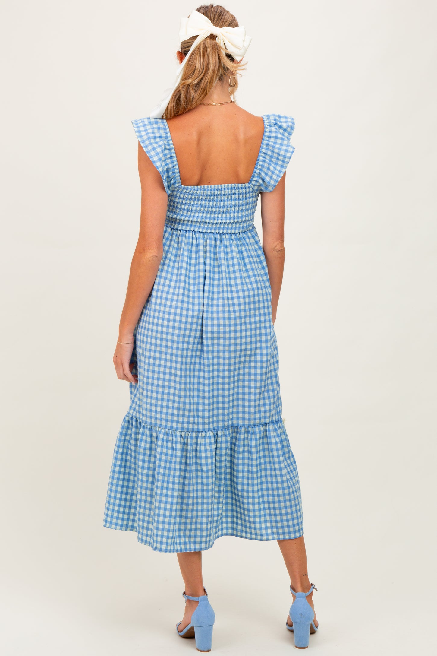 blue dress for baby girl Small