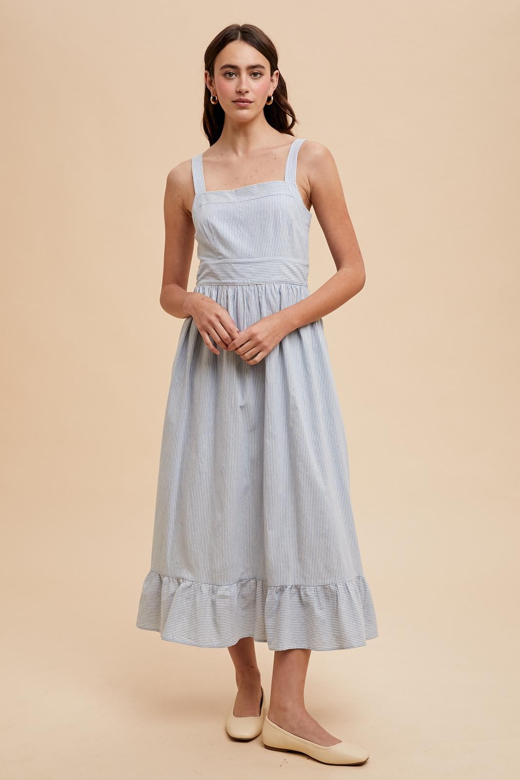 pregnancy dress cotton Elena White Summer Cotton Knit Maternity Dress L