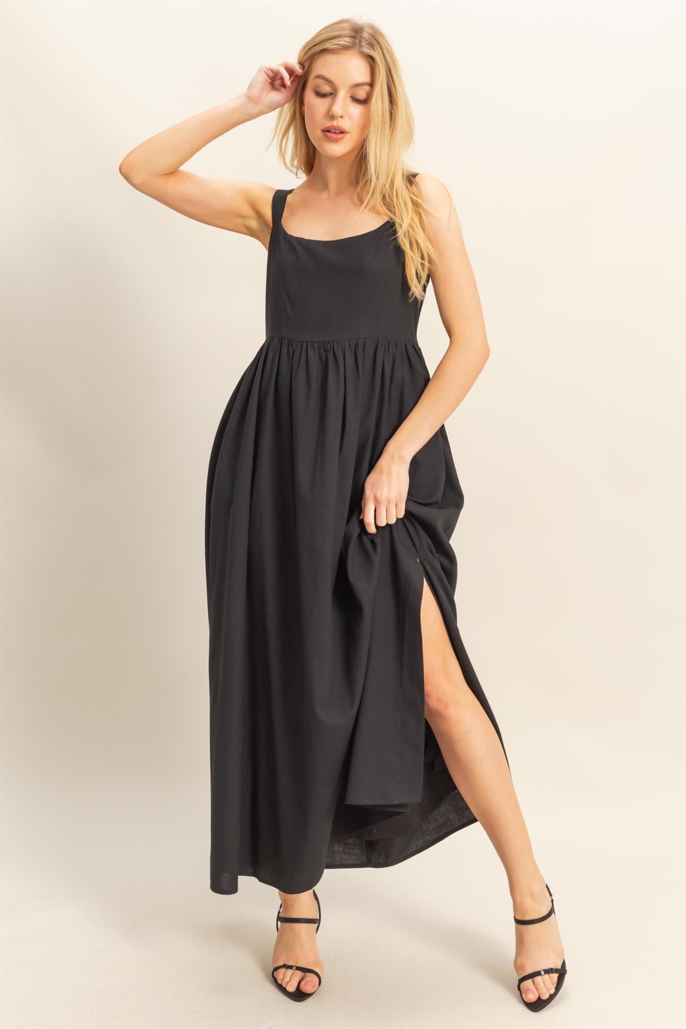 Black Square Neck Fit And Flare Maternity Midi Dress PinkBlush Black Square Neck Fit And Flare Maternity Midi Dress PinkBlush