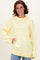 Yellow Striped Oversized Sweater