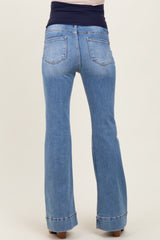 Medium High Rise Flare Maternity Jeans