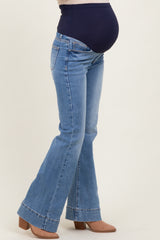 Medium High Rise Flare Maternity Jeans