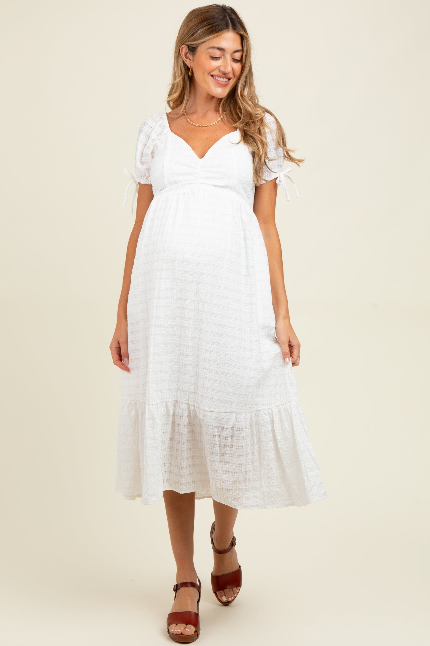 plus size white maternity dress Lace Overlay Women's Lace Ruffles Short Sleeved Dress Long Dress Dress Maternity (White, XXXL) : Clothing, Shoes & Jewelry Side slit Material White Off Shoulder Open Back