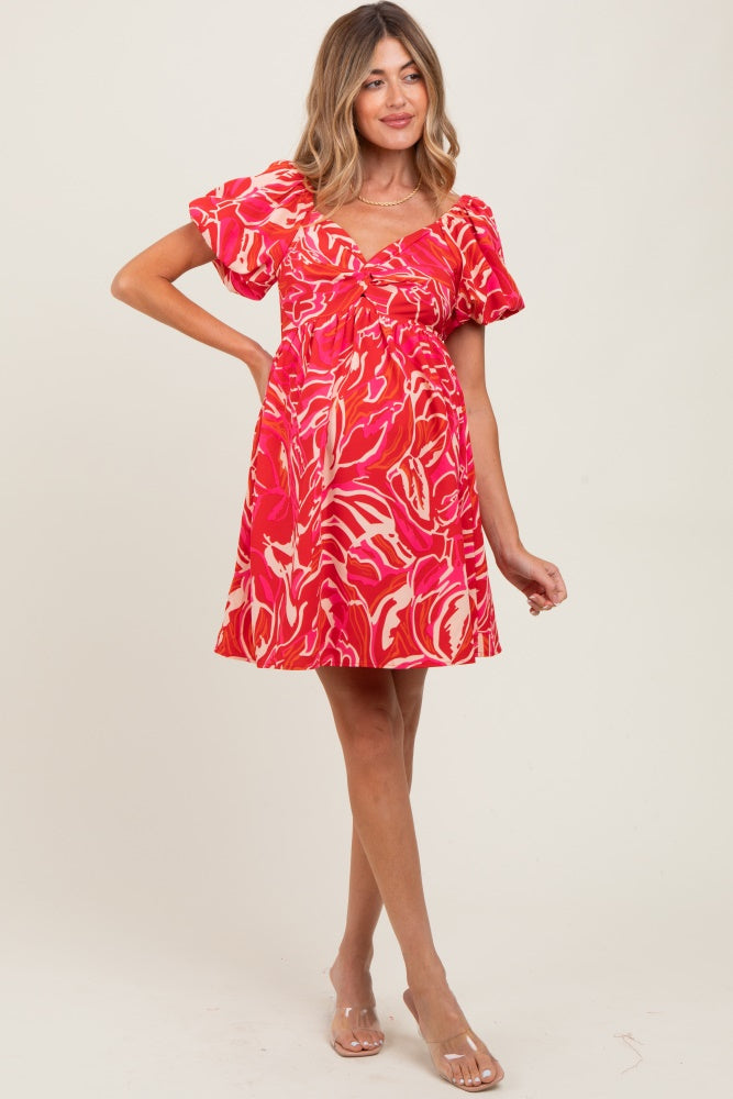 mini red maternity dress AKAFMK Summer Maternity Clothes,Sleeveless Maternity Dresses,Fashion Women Summer Casual Round-Neck Sleeveless High Waist Mini Dress Red M