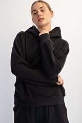 Black Fleece Oversized Hoodie