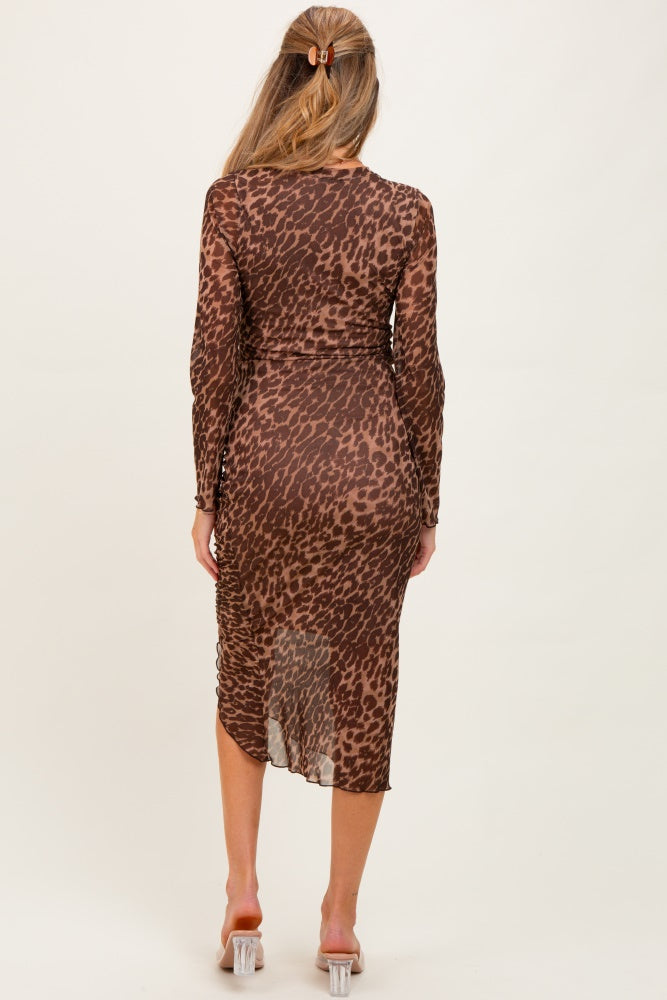 Printed Mesh Dress