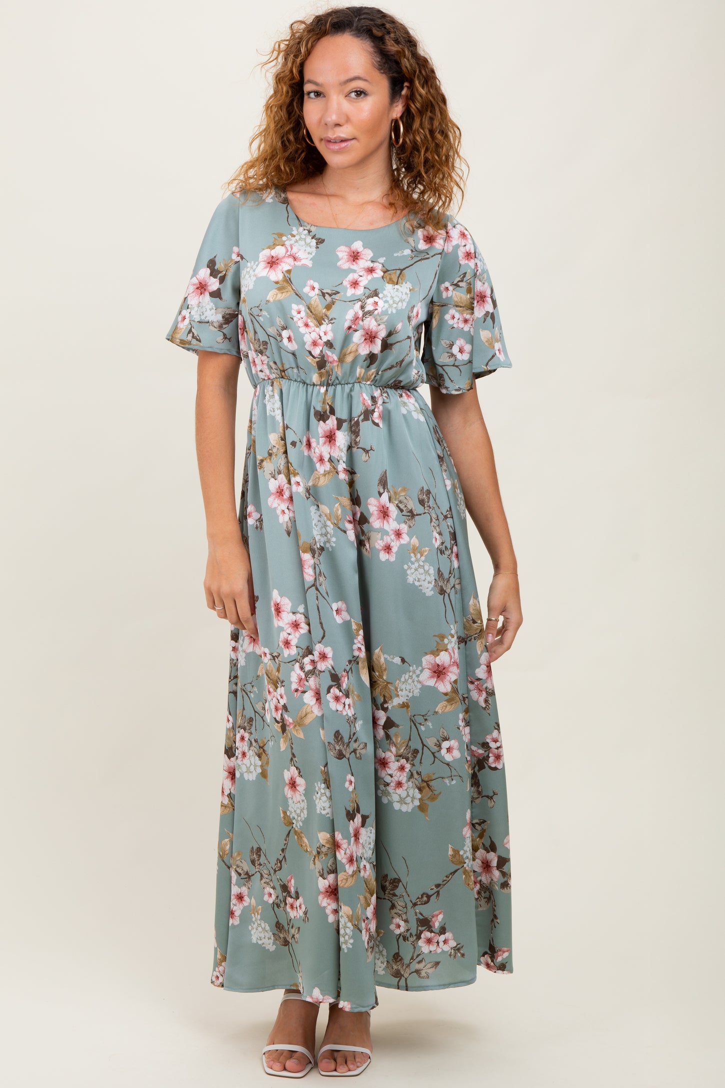 low back black maxi dress Alba