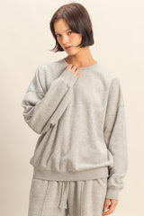 Heather Gray Long Sleeve Sweatshirt