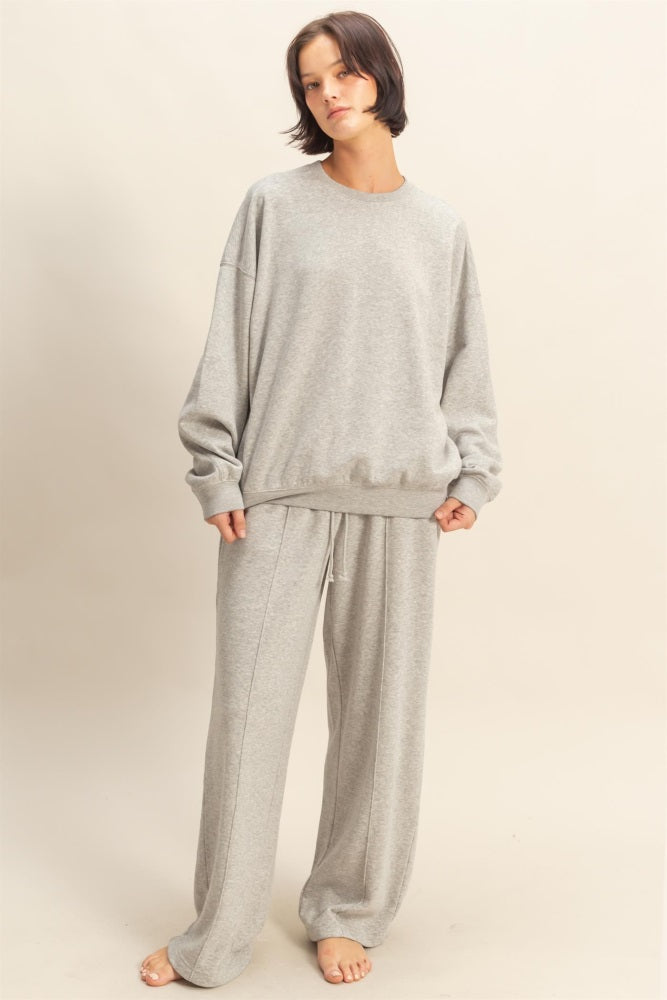 Heather Gray Long Sleeve Sweatshirt