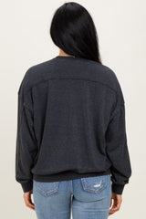 Black Long Sleeve Sweatshirt