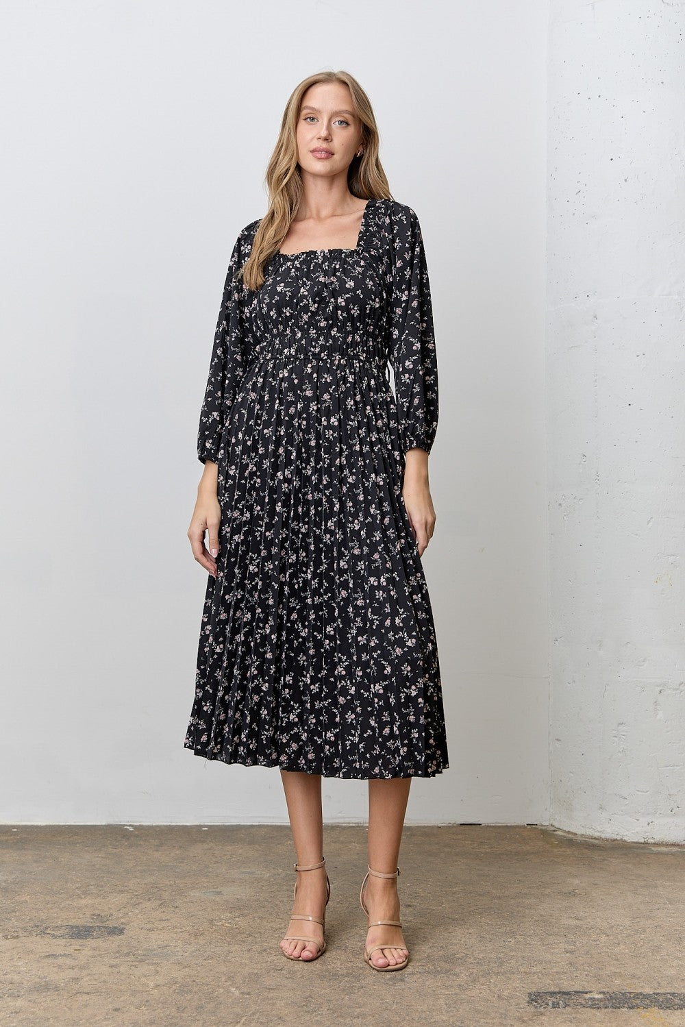 fitted lace wedding dress Farm Rio Floral Chenille Long Sleeve Midi Dress fitted lace wedding dress Farm Rio Floral Chenille Long Sleeve Midi Dress