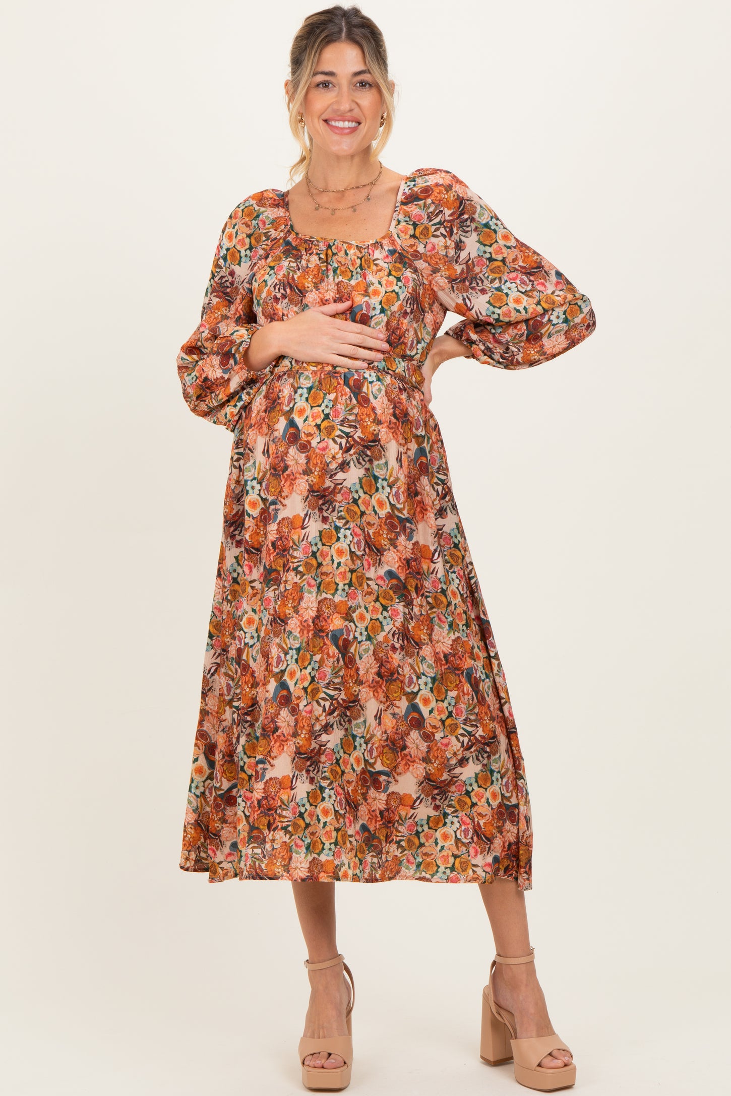 fruit midi dress Juliet Fruit Midi Dress