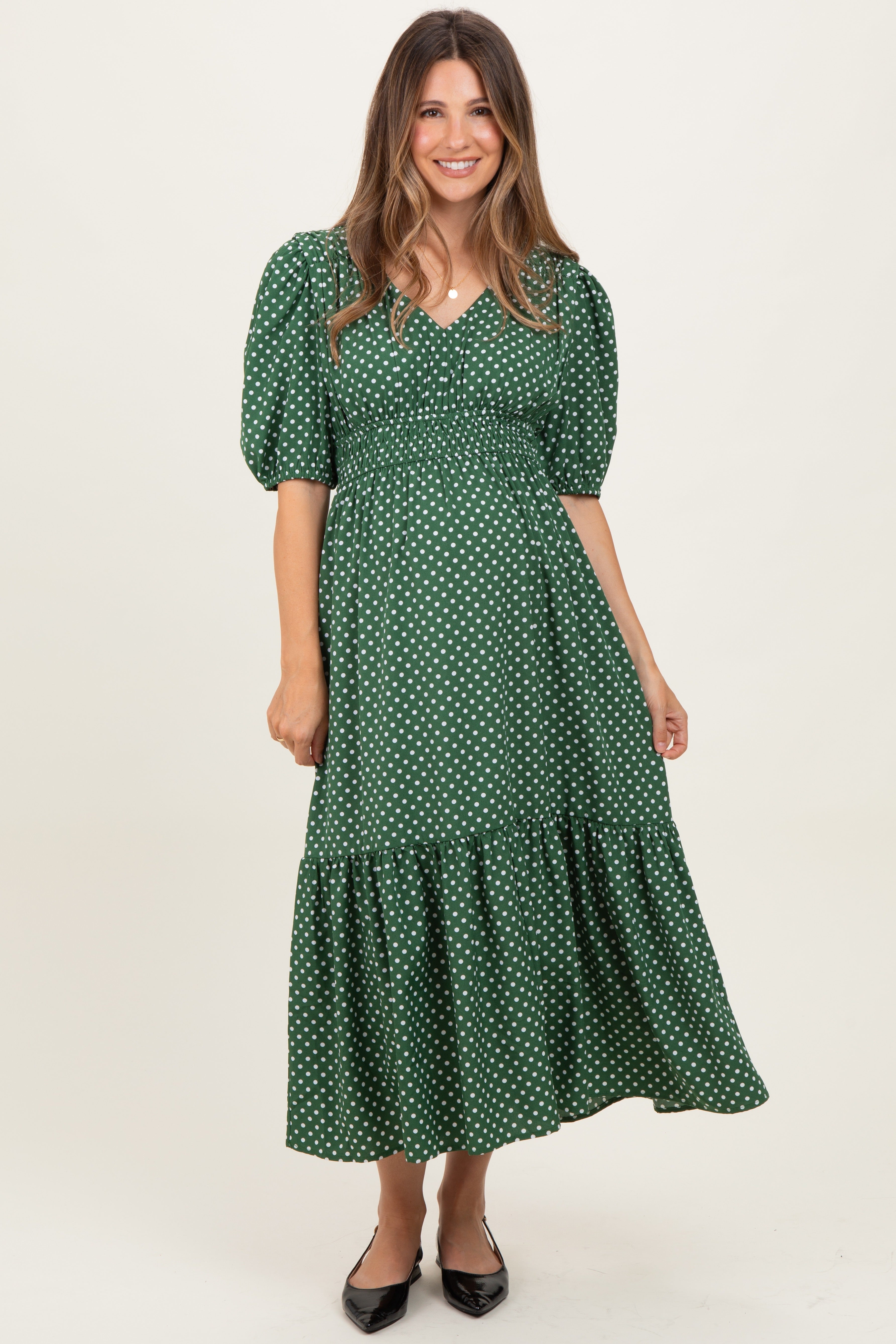 Sage Baby Shower Animal Print Olive Green Maternity Maxi Dress Green Polka Dots V Neck Flowy Maternity Dress PinkBlush Sage Baby Shower Animal Print Olive Green Maternity Maxi Dress Green Polka Dots V Neck Flowy Maternity Dress PinkBlush
