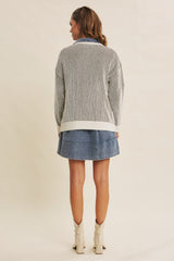 Olive Pocketed Button Front Cardigan