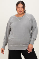 Vintage Wash French Terry Plus Pullover