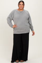 Vintage Wash French Terry Plus Pullover