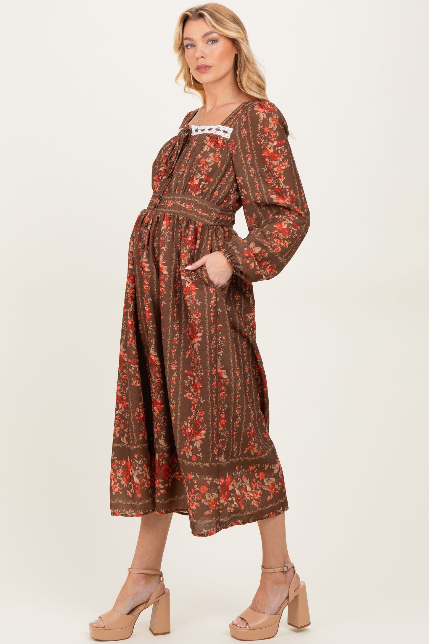button down midi dress long sleeve Njoeus Long Maxi Shirt Dress for Womens Casual Elegant Button Front Collar Long Sleeve Loose Midi Dresses with Belt
