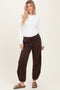 Brown Multi Seam Fleece Sweatpants