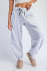 Heather Grey Multi Seam Fleece Sweatpants
