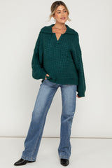 Navy Blue Lightly Distressed Maternity Straight Leg Jeans